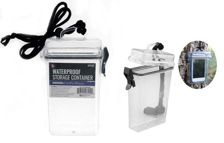Clear Waterproof Storage Container – Prospector's Treasure Trove