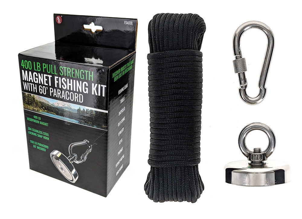 400 LB  Magnet Fishing kit