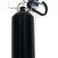 5" Waterproof Black Jumbo Aluminum Container /Capsule with Carabiner