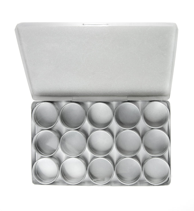 15Pc Aluminum Box Set in Tin Box (1-5/8" x 3/4")