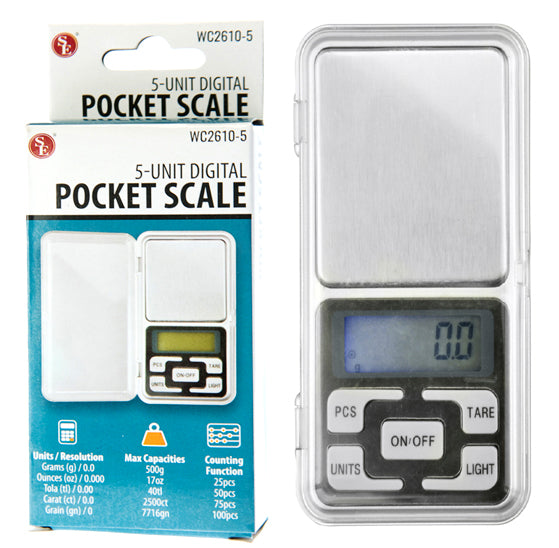 Pocket Electronic Scale, Capacity: 500grams x 0.01grams,